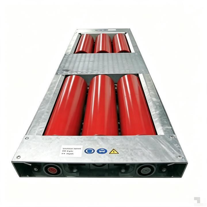 Cartesy Pneumati Free Roller Set of Bogie Rollers digunakan bersama dengan alat uji rem atau speedometer diameter 215mm