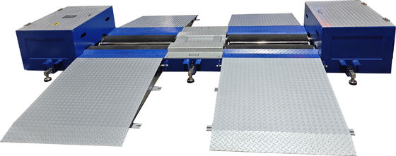 CTZD-2500M Portable Movable Truck Roller Brake Tester Untuk 3T Kendaraan Test Line Peralatan Pemeriksaan Kendaraan