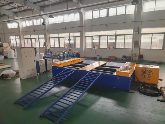 CTCDG-15 AutoTiga sumbu enam roller Kendaraan Chassis Dinamometer tenaga kuda dinamometer