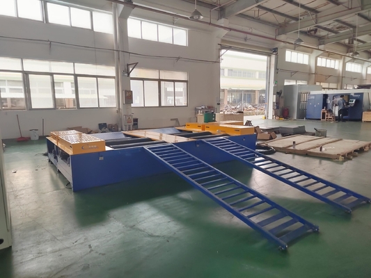 CTDTG-15 Kendaraan Otomatis Chassis Dinamometer tenaga kuda Dinamometer Tiga sumbu enam roller