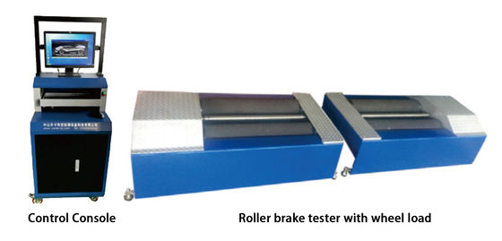 Truck Roller Brake Tester Belt Peralatan Pemeriksaan Kendaraan Kapasitas Beban 4t Mesin Pengujian Angkat CTFZ-3B