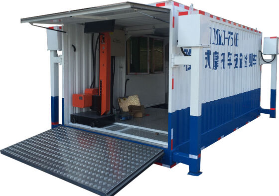 Fasilitas Jalur Uji Motor Mobil Cartesykj Jalur Uji Keamanan 700kg Beban Stasiun Uji Mobil CTMYJ-750B